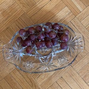 Gorgeous Glass Appetizer Serving Tray